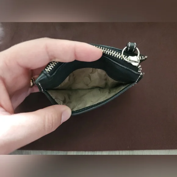 Coach Hampton Black Leather Satchel & Matching Wallet - Picture 15 of 16